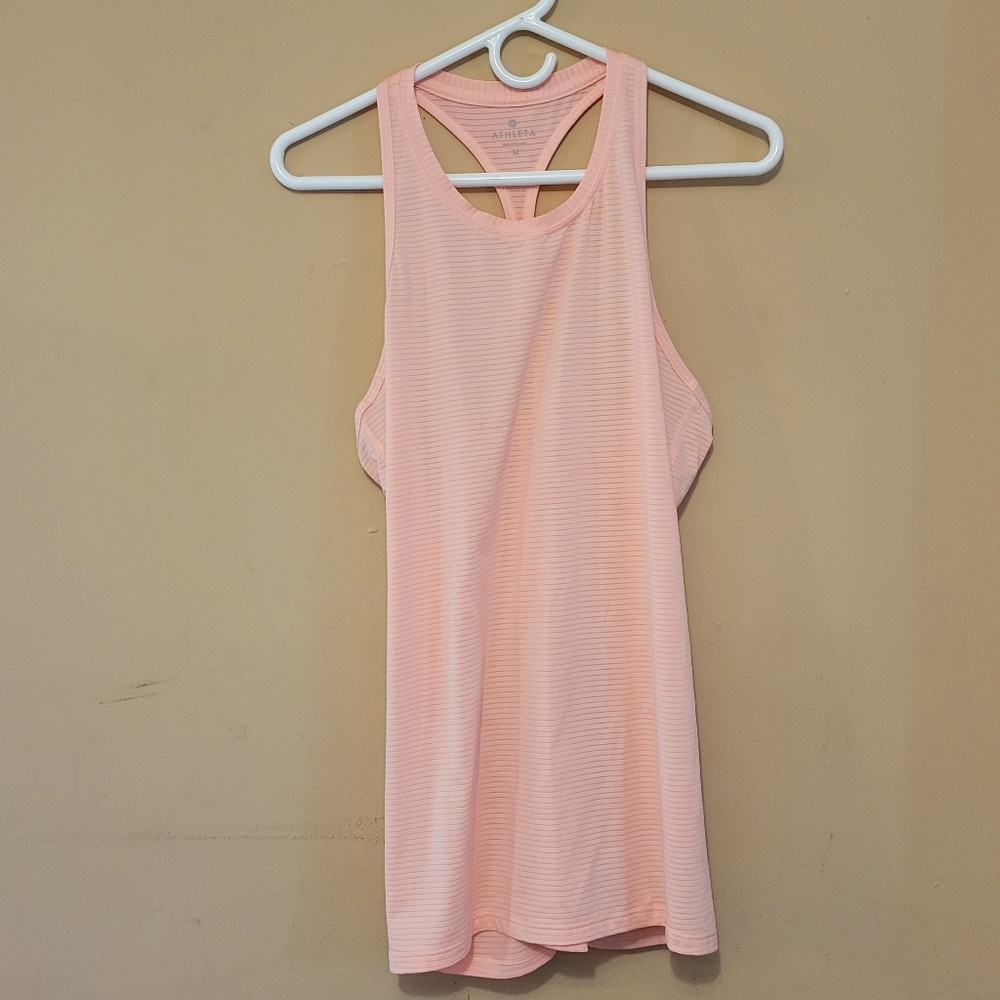 Athleta Racerback top - peach
